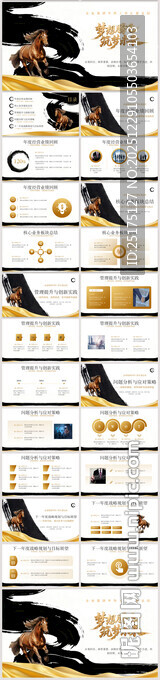 企业集团年终总结新年计划PPT