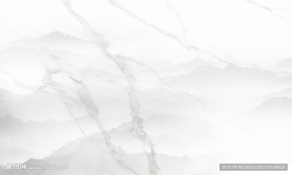 大理石纹水墨山水画