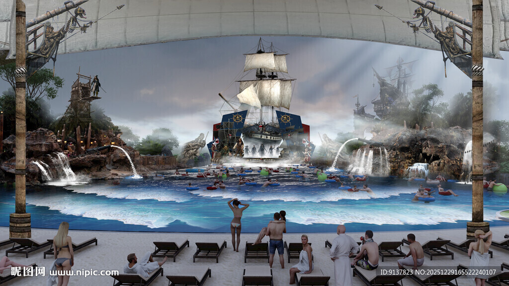 梦幻水上乐园景观