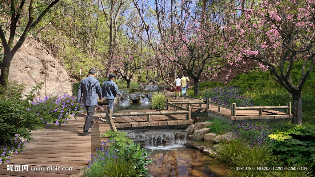 春日园林漫步美景