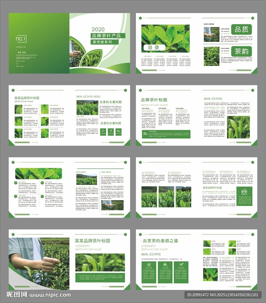 茶叶画册