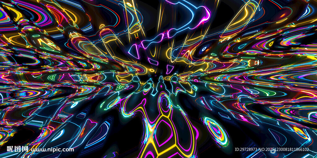 绚丽多彩抽象艺术图案