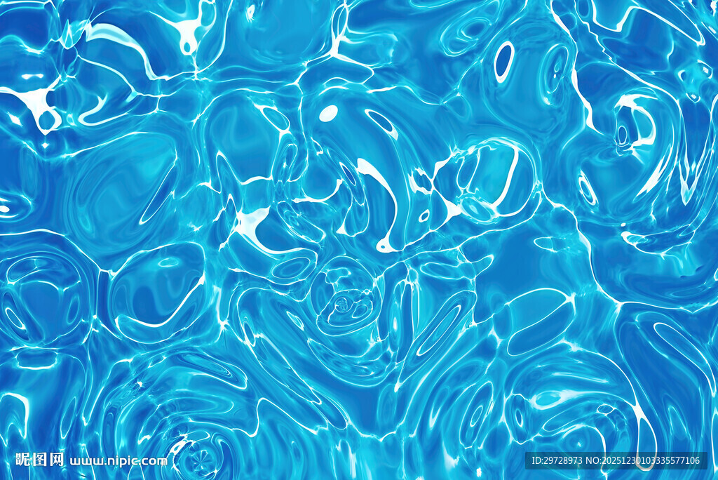 蓝色水波纹
