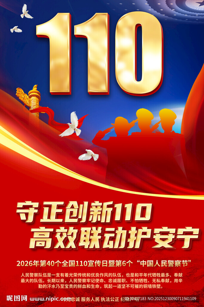 110宣传海报