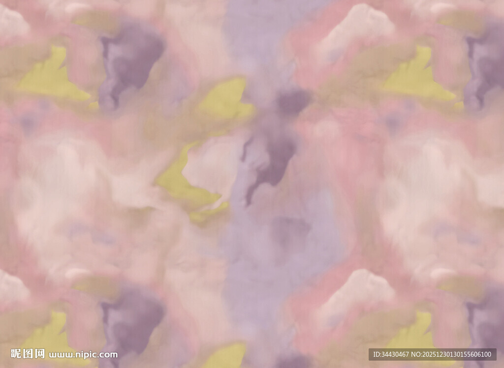 梦幻水彩云朵纹理背景