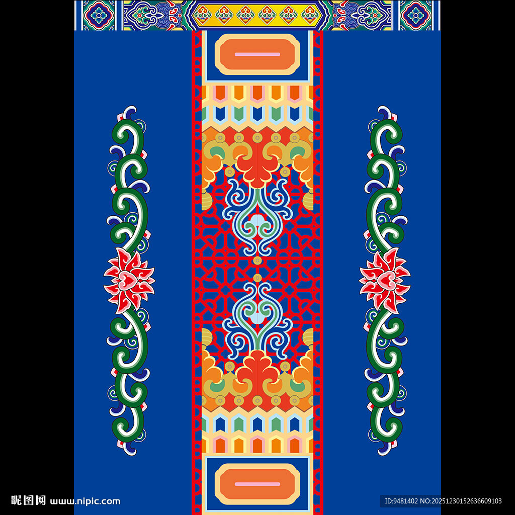 民族风图案装饰画