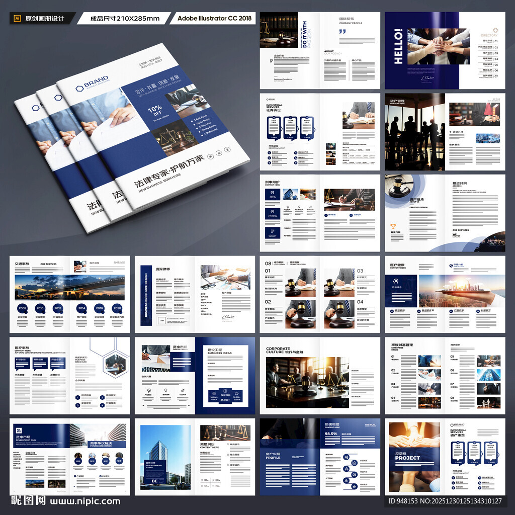 大气律师事务所画册