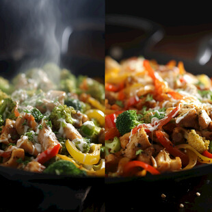 芦笋意面鸡胸肉