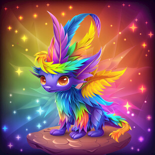 梦幻童话彩虹彩虹小马