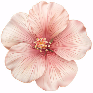 温柔粉色的花朵