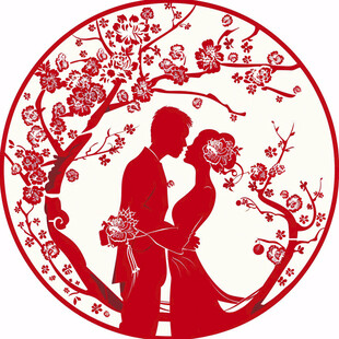 结婚婚庆剪纸