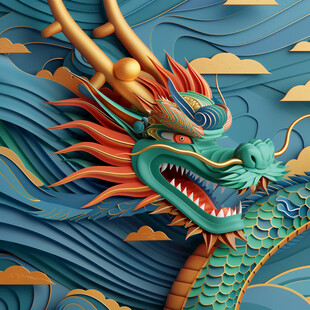 中国龙 威严霸气