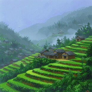 云雾梯田 世外桃源