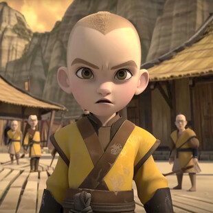 少林寺少年 坚定眼神