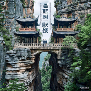 悬空阁道式飞廊