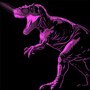 霸王龙卡通霸王龙插画