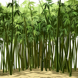 3d竹子