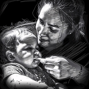 创意母情节海报