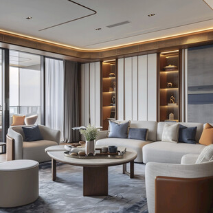 高端客户接待室洽谈室