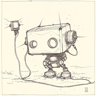 机器人插画