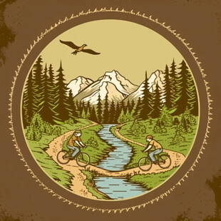 山地自行车俱乐部海报