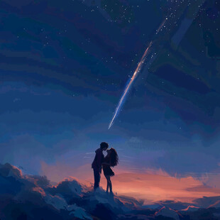 流星雨七夕情人节