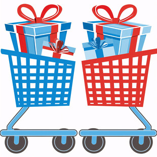 卡通购物车