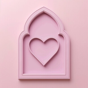 情人节美陈拍照框