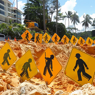 交通安全户外造型