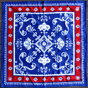 挑花方巾