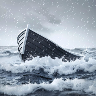 风雨同舟感恩背景