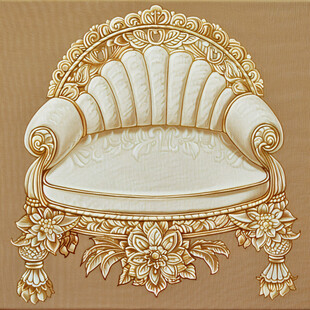欧美古典贵妃椅特写