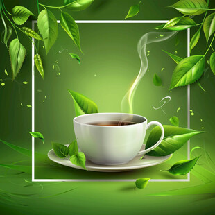 绿茶海报