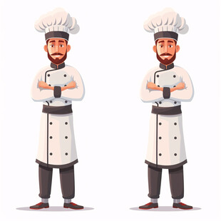 厨师卡通人物形象