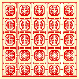 中式古典窗格花纹