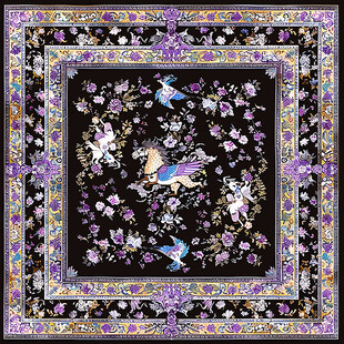 丝巾方巾印花图案