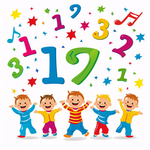 幼儿园数字
