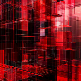 红色科技空间感