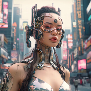 赛博朋克潮流人物