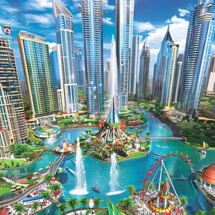 迪拜市悬浮岛设计