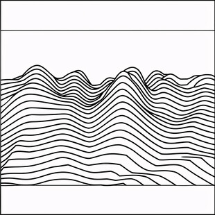 白描线形单线水纹设计