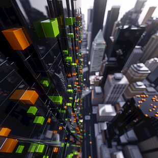 超现实虚空间立体城市