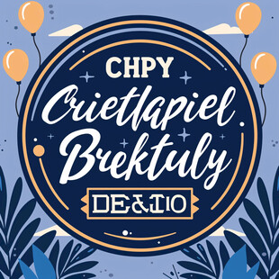 插画派对水牌迎宾牌