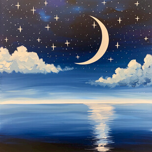 夜空天空装饰画