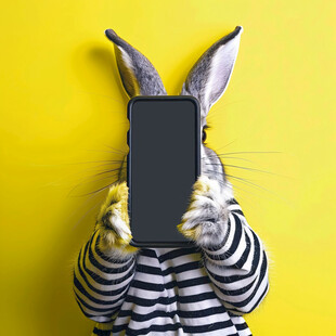 兔子手机壳封面