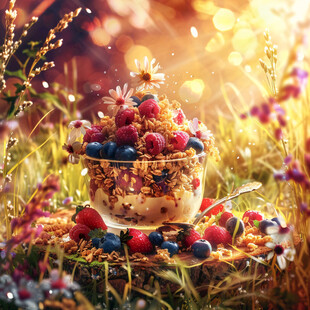 逼真的食物艺术