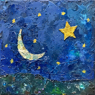 梦幻夜晚立体画