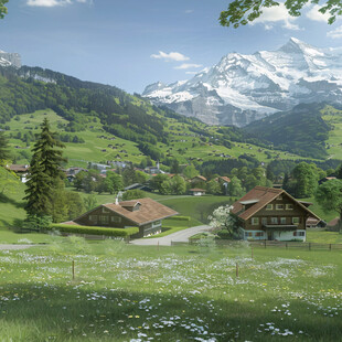 瑞士地产海报高端地产