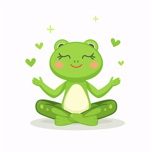可爱青蛙人物