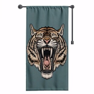 老虎鼠标垫门帘